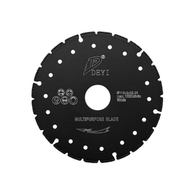 Diamètre 115mm de disques de Diamond Saw Tools Black Cutting d'épaisseur de Deyi 2mm
