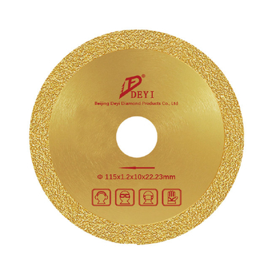 segment 10mm de disque de coupe de PVC Diamond Saw Tools Porcelain Tile de 115mm