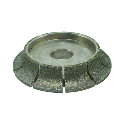 Utilisation 40mm sèche argentée Diamond Grinding Wheel Disc Slotting