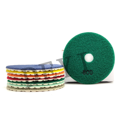 4 renouvellement de Grit Diamond Polishing Pad For Stone du marbre 200 de pouce