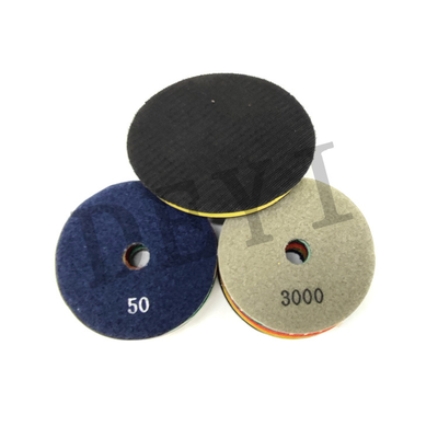 Avancez 3 la pierre petit à petit humide de l'étape 100 Grit Diamond Pad For Quartz Engineered